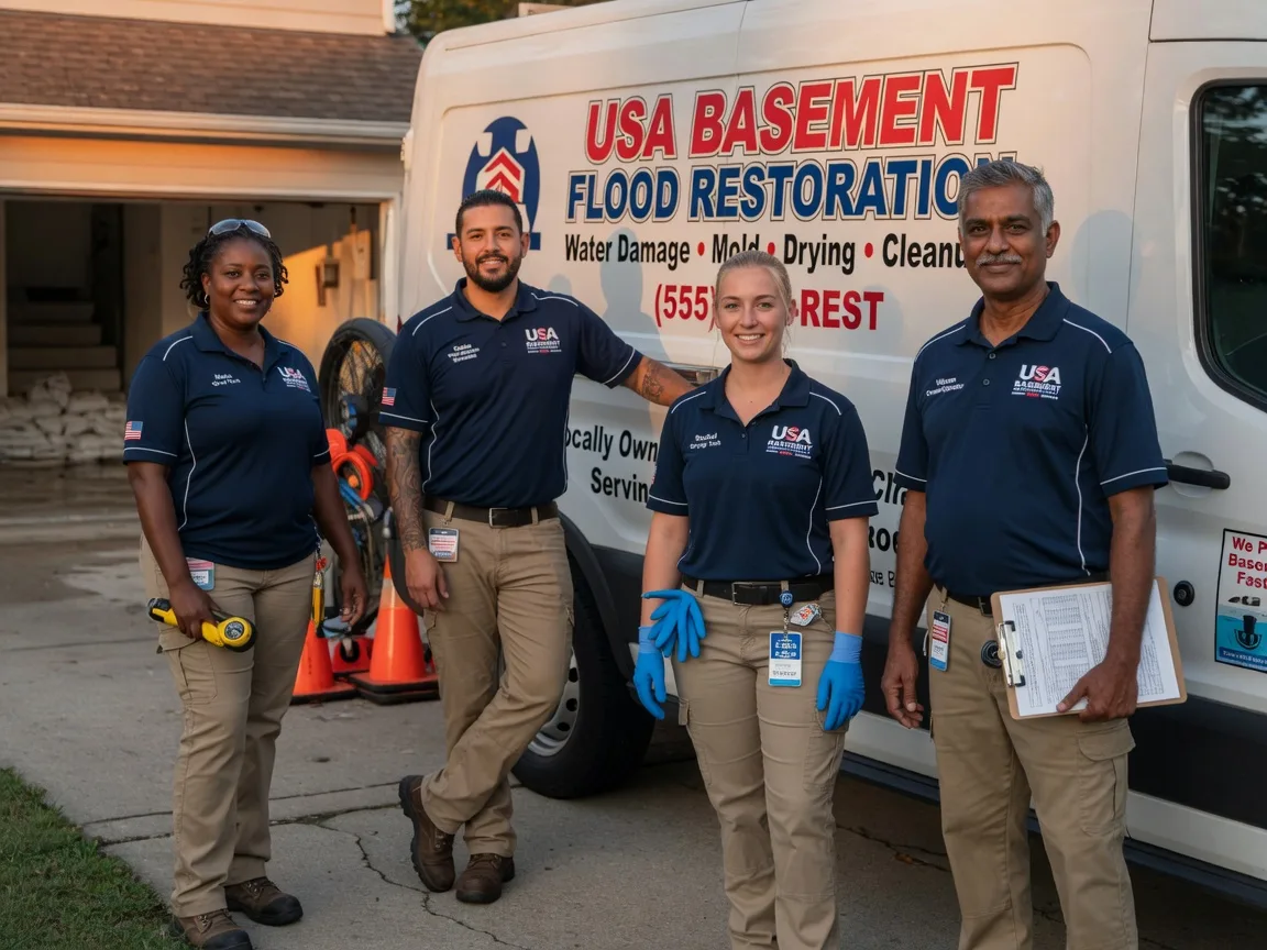 Basement Flood Cleanup company in North Adams, MI
